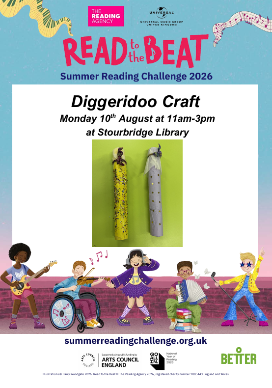 Stourbridge Library - Summer Reading Challenge: Diggeridoo